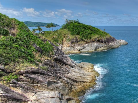 Nearby landmark, Day, Natural landscape, Mountain view, Sea view