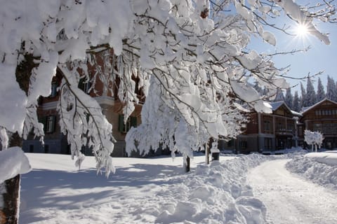 Property building, Nearby landmark, Day, Natural landscape, Winter