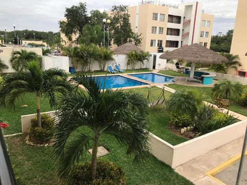 Property building, Pool view, Swimming pool