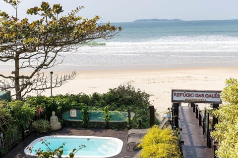 Day, Natural landscape, Beach, Pool view, Sea view, Swimming pool, sunbed