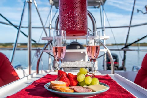 Romantic Escape in Downtown St Augustine Docked boat in Saint Augustine