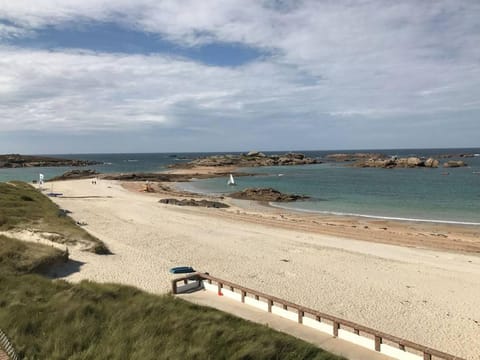 Duplex 2 chambres face à la plage avec parking, au top à Trégastel - FR-1-368-204 Apartment in Trégastel