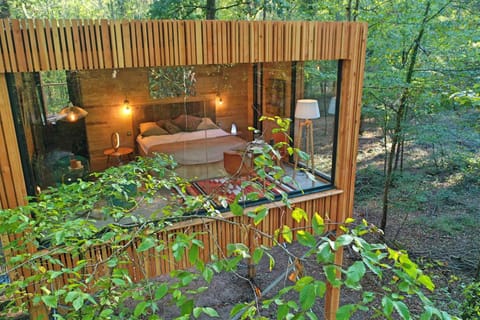 Bed, Natural landscape, Photo of the whole room, Bedroom