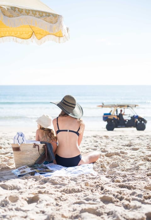 Beach, Beach, children, Family