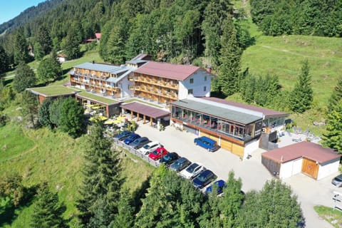 Property building, Facade/entrance, Bird's eye view, Summer