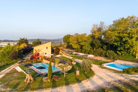 Natural landscape, Garden, Garden view, Pool view, Swimming pool
