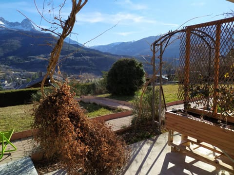 Patio, Garden view, Mountain view