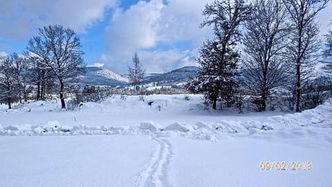 Day, Natural landscape, Winter, Mountain view