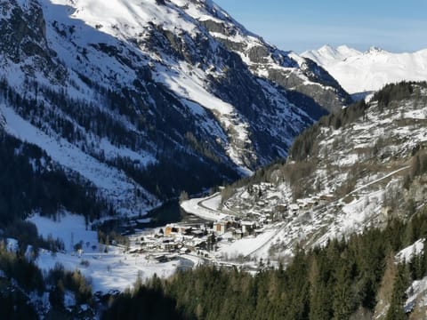 Natural landscape, Winter, Mountain view