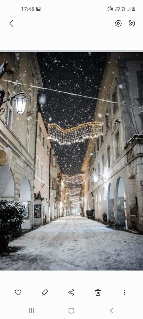 Night, Neighbourhood, Winter, City view, Street view