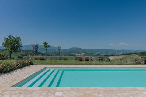 Natural landscape, Mountain view, Pool view, Swimming pool