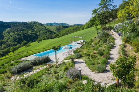 Natural landscape, Garden view, Mountain view, Pool view