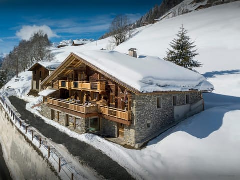 Property building, Day, Natural landscape, Winter, Mountain view
