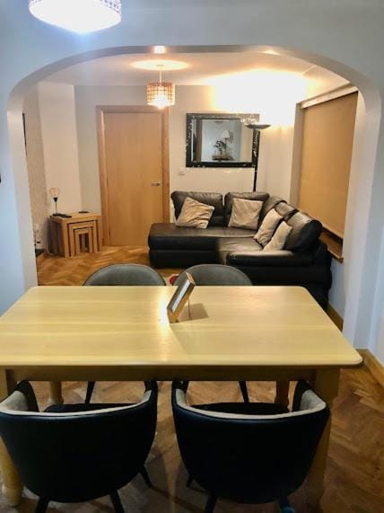 Living room, Seating area, Dining area