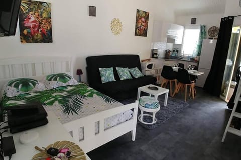 AnseMitan beach studio,Clim,wifi, 200mplage 3îlets Condominio in Les Trois-Îlets