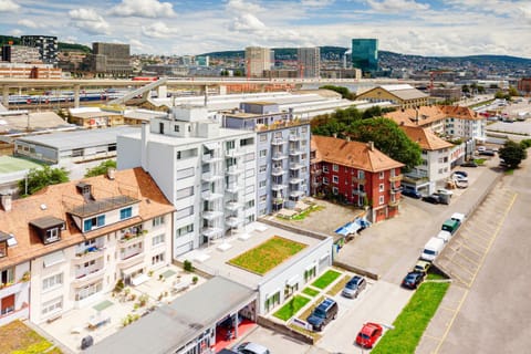 Property building, Bird's eye view, City view