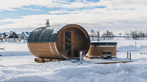 Winter, Sauna