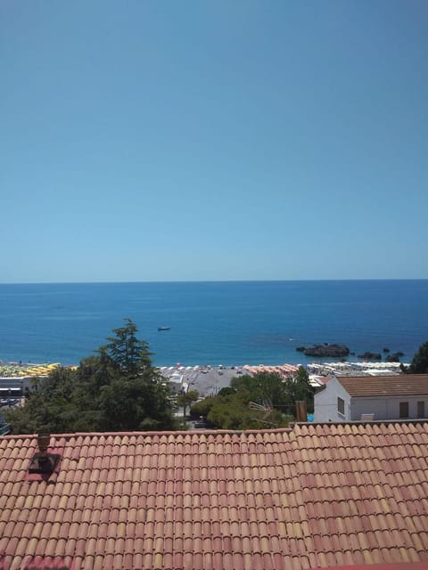 This apartment has a terrace and sea views. Condo in Scalea