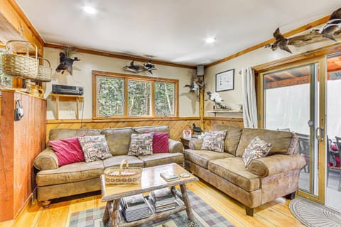 Rustic Searsport Cabin Loft and Sunroom on 10 Acres House in Searsport