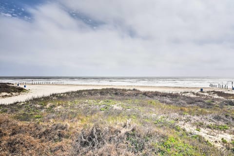 Galveston Beach House with Oceanfront Deck! House in Galveston Island