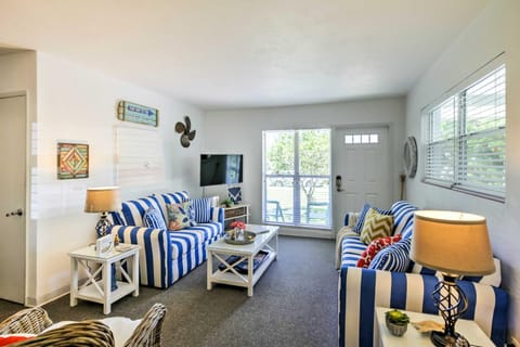 New Smyrna Beach Abode with Fire Pit, Walk to Beach! House in New Smyrna Beach