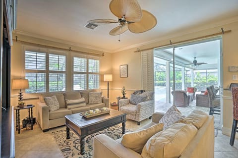 Marco Island Home with Pool and Lanai Less Than 1 Mi To Beach House in Marco Island