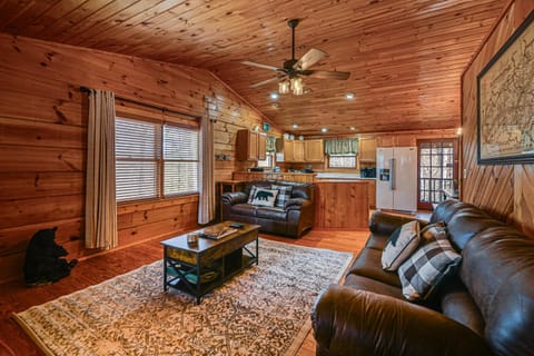 Bryson City Cabin with Hot Tub, Views and Pool Table! House in Swain County