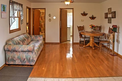 Cozy Balsam Lake Home Deck, Private Dock and Kayaks House in Wisconsin