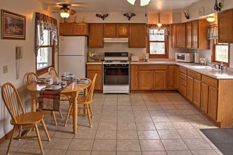 Cozy Balsam Lake Home Deck, Private Dock and Kayaks House in Wisconsin