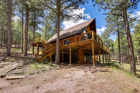 Modern Black Hills Cabin with Loft and Wraparound Deck House in West Pennington