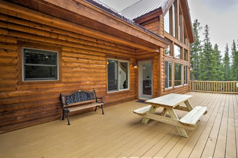 Fairplay Log Cabin with Deck and Incredible Mtn Views House in Park County