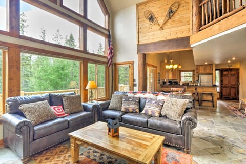 Fairplay Log Cabin with Deck and Incredible Mtn Views House in Park County