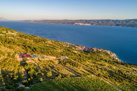 Natural landscape, Bird's eye view, Mountain view, Sea view