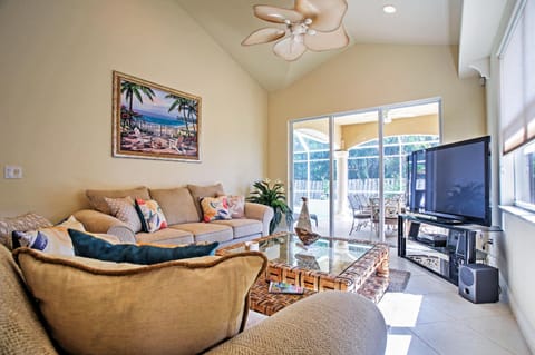 Superb Naples Home with Den and Private Saltwater Pool House in Naples Park