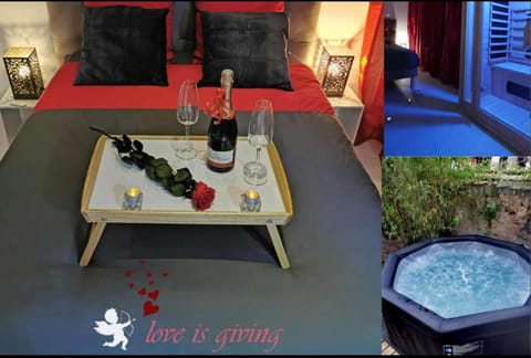 Suite Barthelemy - Spa et Sauna Apartment in Île-de-France