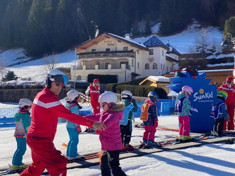 Winter, Ski School, Skiing, Skiing