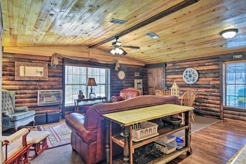 Arkansas Log Cabin Rental Near Lake Greeson! House in Pike County