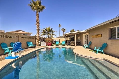 Tempe Getaway with Private Heated Pool 3 Mi to ASU! House in Tempe