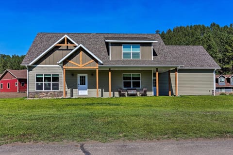 Heart of Black Hills Home by Mickelson Trail! Casa in Hill City