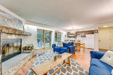 Renovated Ski-InandSki-Out Peru Condo at Bromley Mtn Apartment in Peru