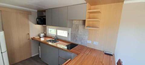 Kitchen or kitchenette, minibar, stove