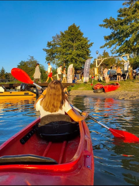 Day, People, Natural landscape, Activities, Children play ground, Canoeing, Lake view, Sports