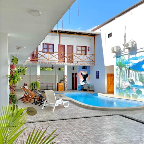 Patio, Day, Pool view, Swimming pool