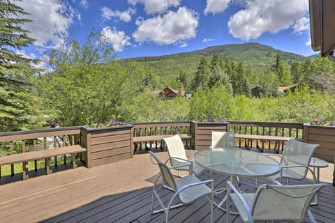 Vail Condo with Mtn View Deck - Steps to Ski Shuttle Apartment in Vail