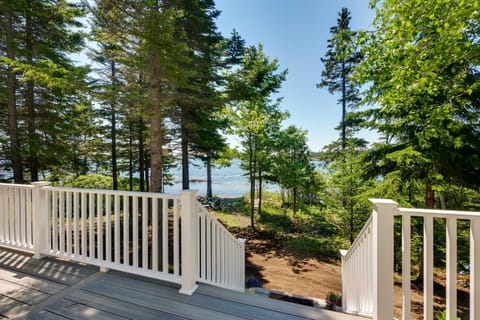 Oceanfront Prospect Harbor House with Deck and View House in Birch Harbor