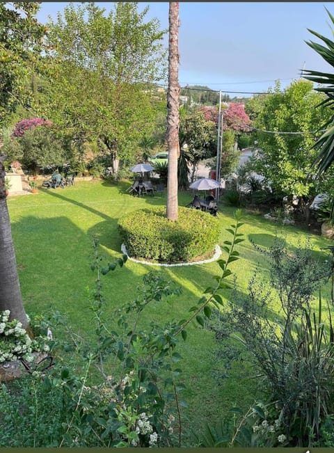 Natural landscape, Garden, Garden view, Parking