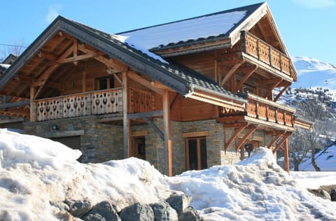 Property building, Winter, Mountain view