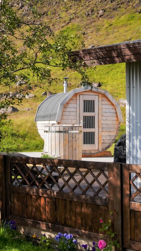 Sauna, Garden view