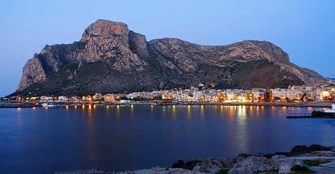 Nearby landmark, Night, Natural landscape, City view, Mountain view, Sea view