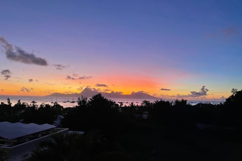 Natural landscape, Sea view, Sunset